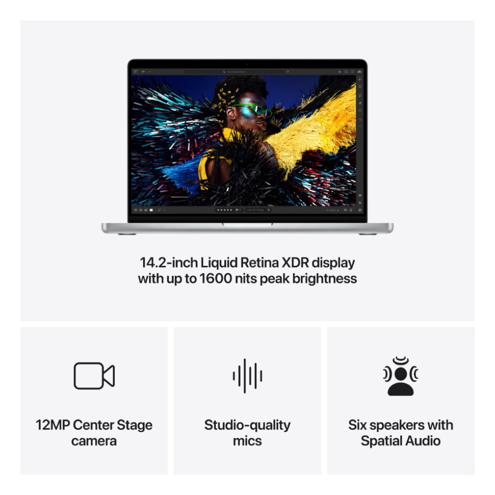 MacBook Pro 14" M4 Pro 24GB 512GB Silver (2024) - New