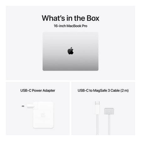 2024 Apple MacBook Pro 16-Inch M4 Max 14-Core CPU, 32-Core GPU (36GB Unified RAM, 1TB SSD, Silver) - New / 1 Year Apple Warranty - Mac Shack