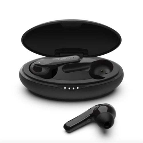 Belkin SoundForm Move Plus True Wireless Earbuds - Black - Mac Shack