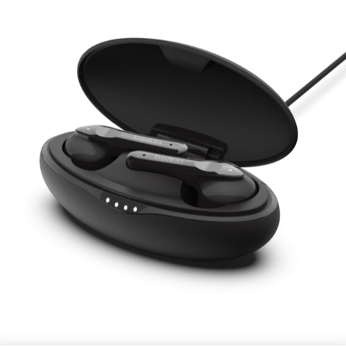 Belkin SoundForm Move Plus True Wireless Earbuds - Black - Mac Shack