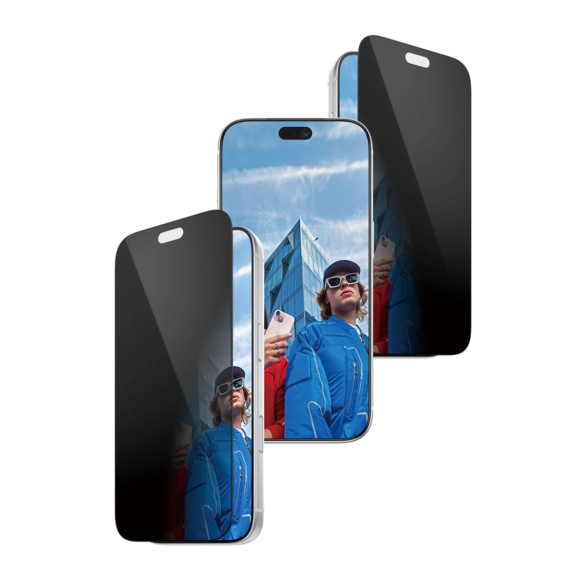PanzerGlass 2-Way Privacy Screen Protector iPhone 18 Pro Ultra-Wide Fit w. EasyAligner, view 2