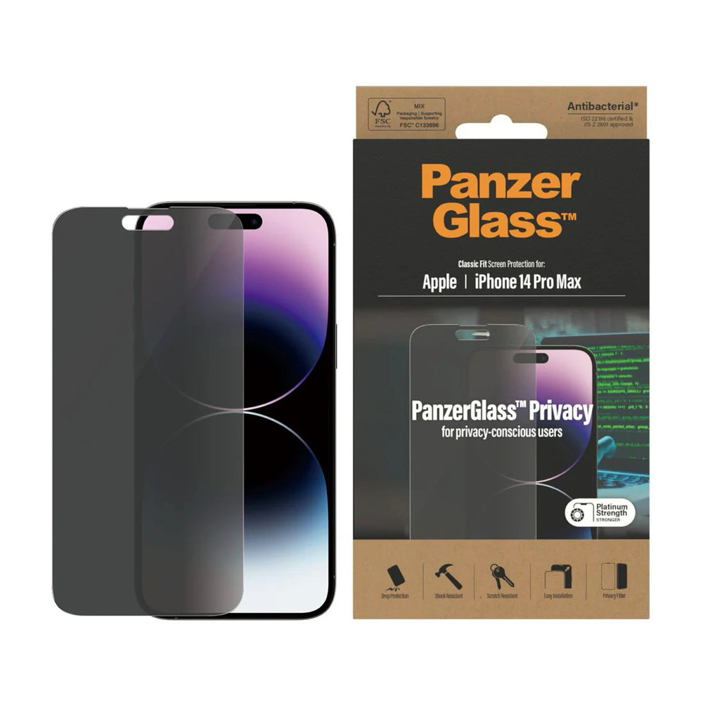 PanzerGlass® Privacy Screen Protector Apple iPhone 14 Pro Max - Mac Shack