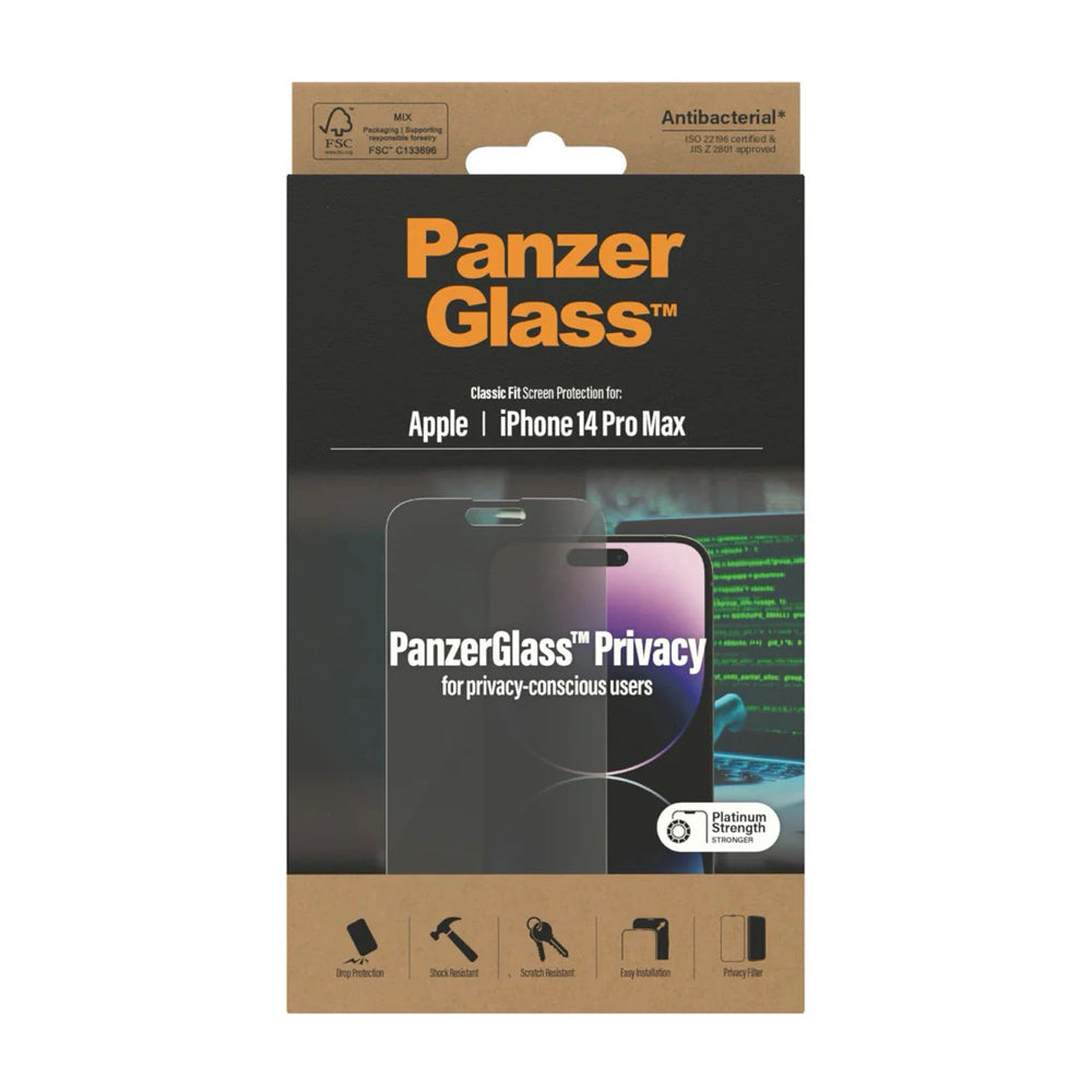 PanzerGlass® Privacy Screen Protector Apple iPhone 14 Pro Max - Mac Shack