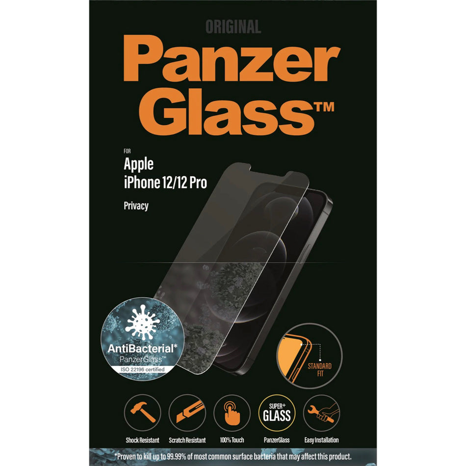 PanzerGlass™ Privacy Screen Protector for Apple iPhone 12/12 Pro