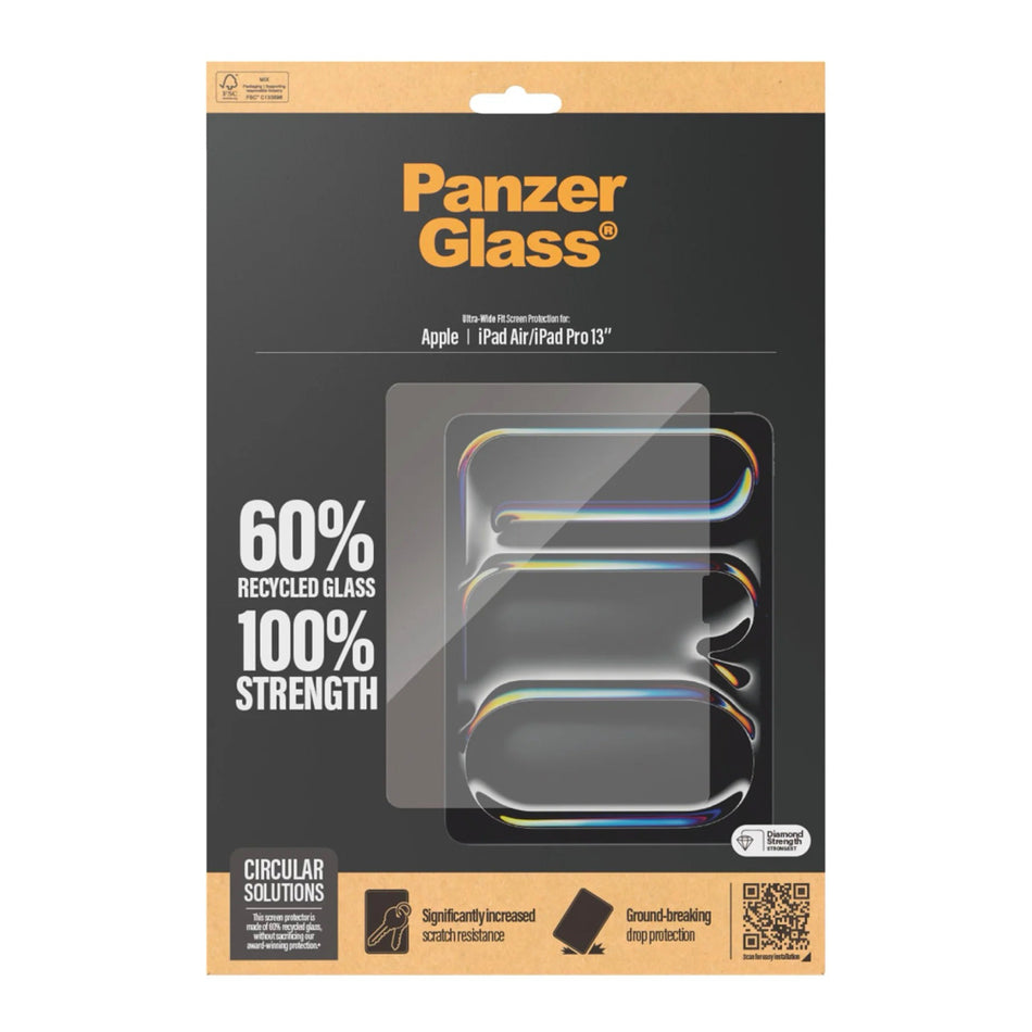 PanzerGlass™ Ultra-Wide Fit Screen Protector for Apple iPad Air (M2) | iPad Pro 13-Inch M4 (2024)