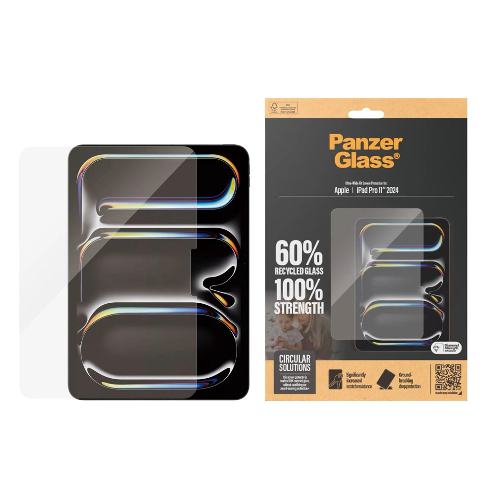 PanzerGlass™ Ultra-Wide Fit Screen Protector for Apple iPad Pro 11-inch M4 (2024) - Mac Shack
