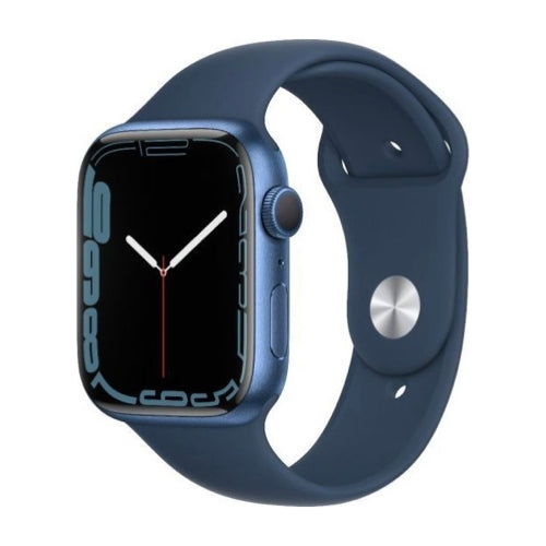 Apple Watch Series 7 (45mm, Blue Aluminium with Abyss Blue Sports Band, GPS) - Pre Owned / 3 Month Warranty - Mac Shack