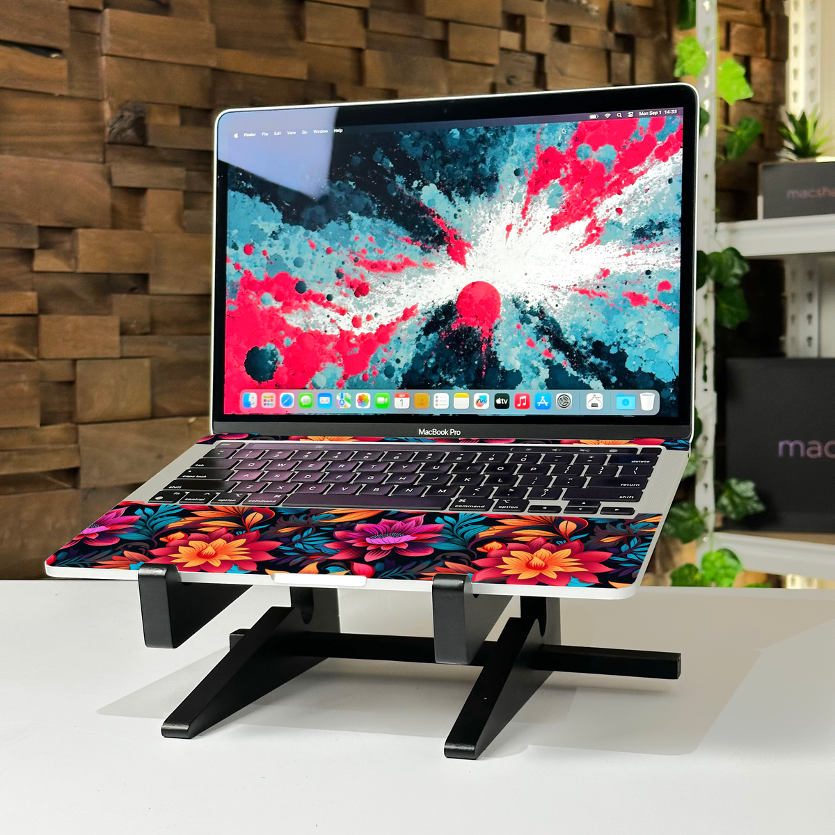Electric Garden MacBook Skin