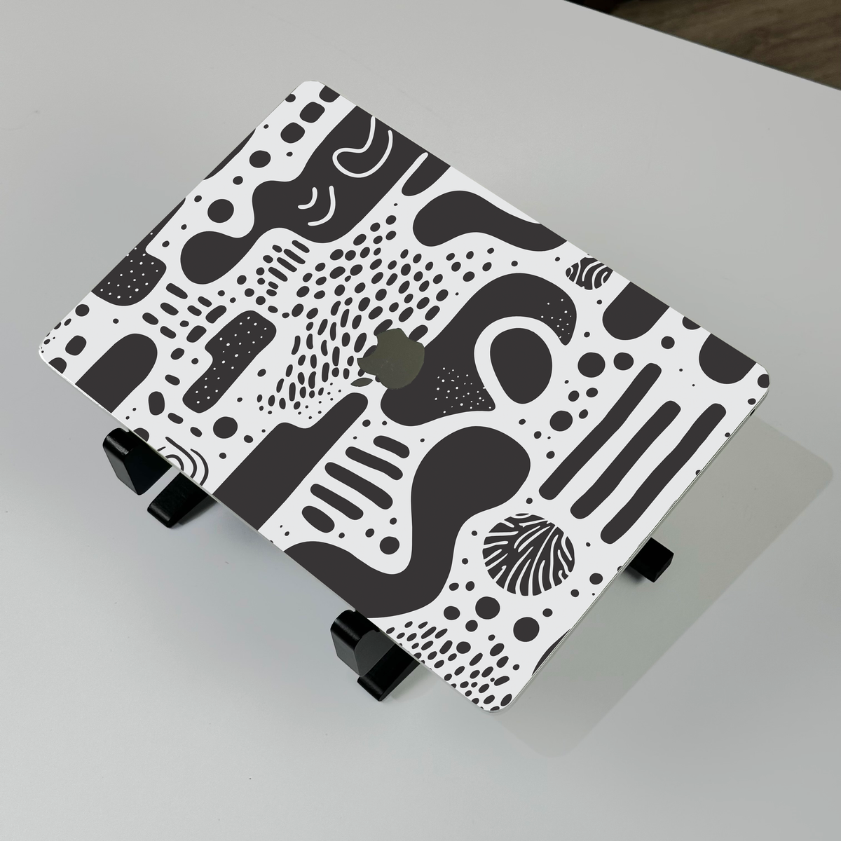 Monochrome Flow MacBook Skin