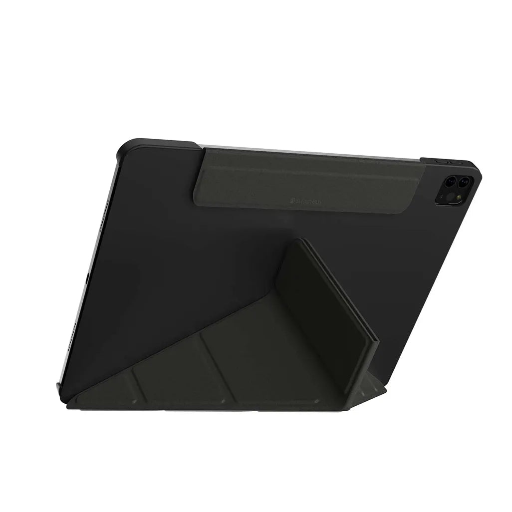 SwitchEasy Origami Folding Folio Case for iPad Pro 12.9-inch (2018-2022) - Leather Black - Mac Shack