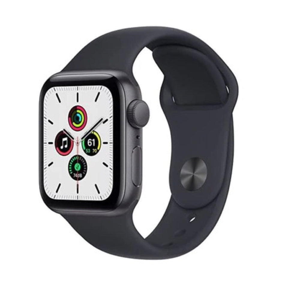 Apple Watch SE (40mm, Space Gray Aluminium with Midnight Sports Band, GPS) - Pre Owned / 3 Month Warranty - Mac Shack
