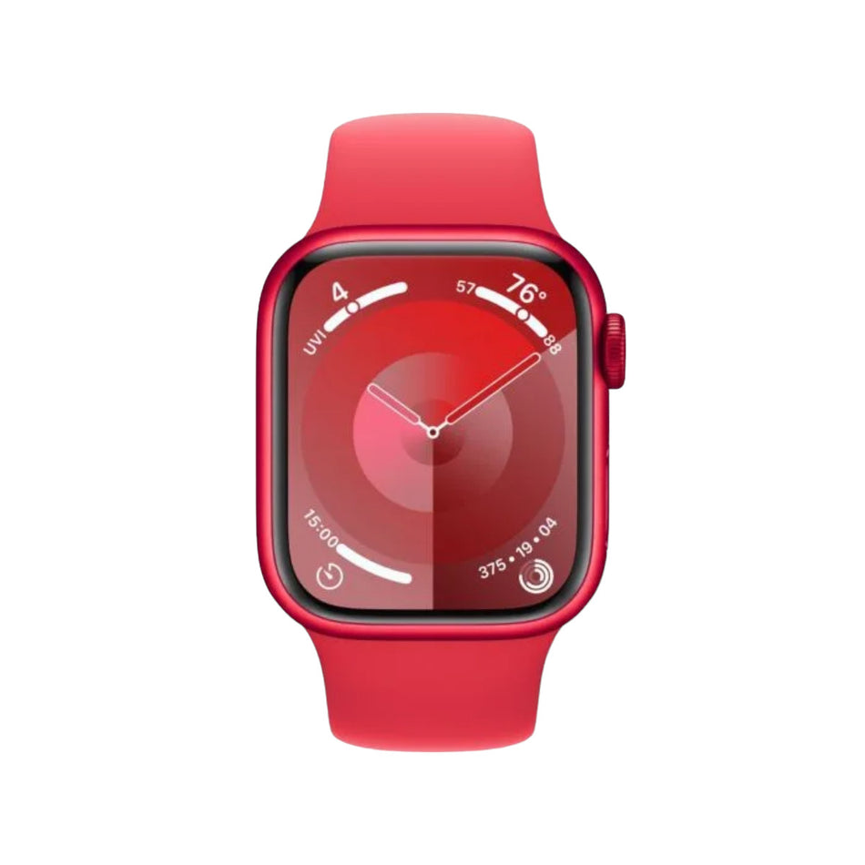 Apple Watch Series 9 (45mm, Red Aluminium with Red Sports Band, GPS & Cellular) - New / 1 Year Apple Warranty