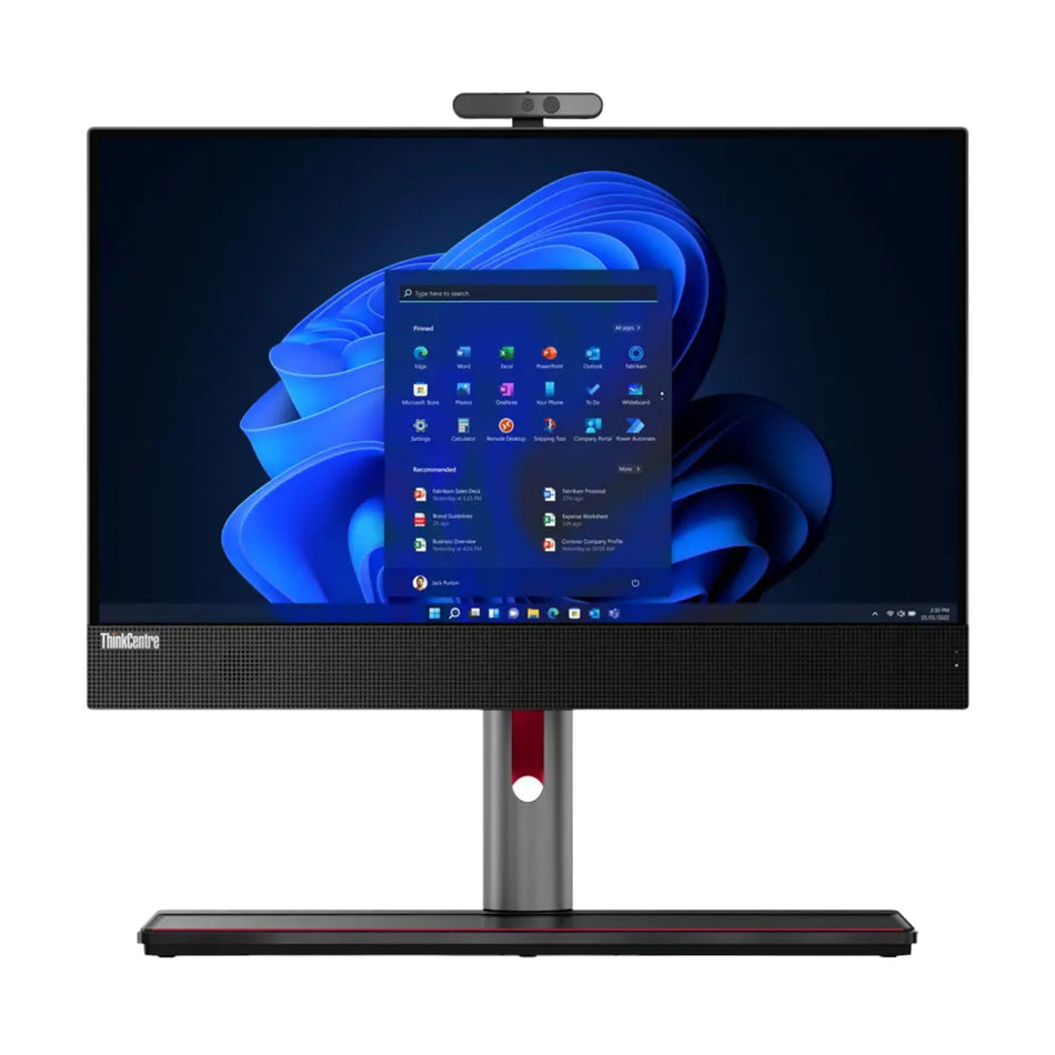 Lenovo ThinkCentre Gen 3 All-in-One Desktop 23-inch 2.3GHz 12-Core i7-12700 (8GB RAM, 512GB SSD, Black) - Pre Owned / 3 Month Warranty