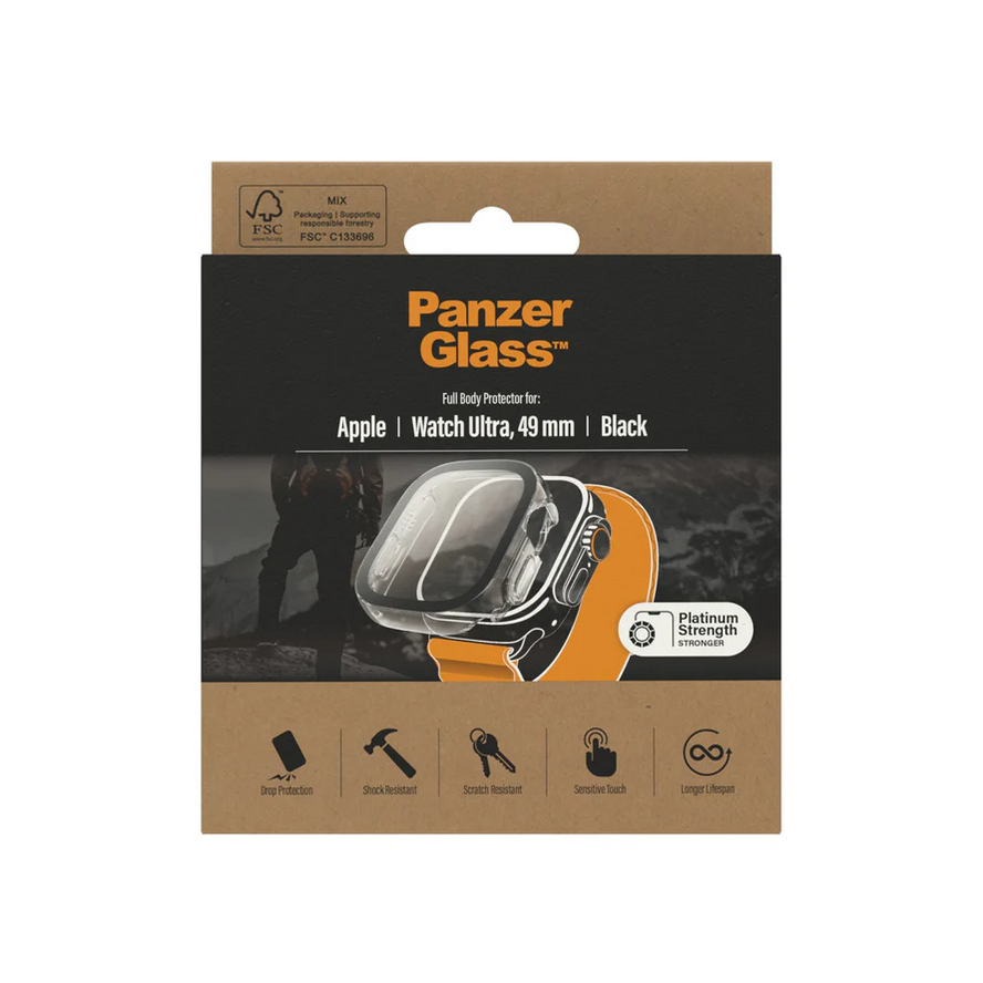 PanzerGlass™ Full Body Protector for Apple Watch Ultra/ Ultra 2 - Black