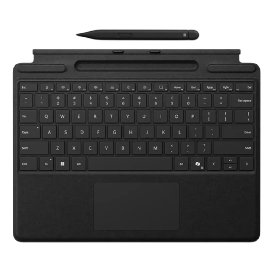 Microsoft Surface Pro Type Cover with Copilot Key and Slim Pen 2 - Black