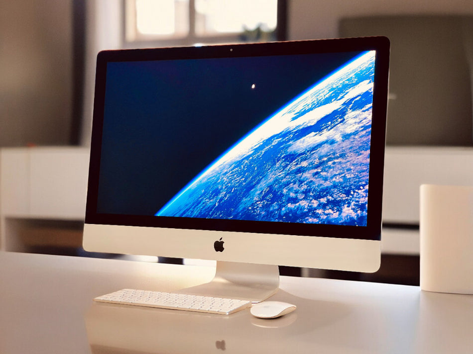 Apple iMac 27-inch 3.2GHz Quad-Core i5 (5K Retina, 8GB RAM, 1TB Fusion, Silver) - Pre Owned  / 3 Month Warranty - Mac Shack