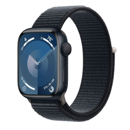 Apple Watch Series 9 (41mm, Midnight Aluminium with Midnight Sports Loop, GPS) - Pre Owned / Apple Limited Warranty - Mac Shack