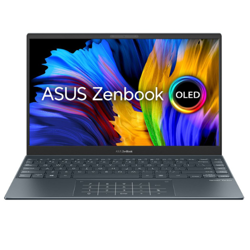 ASUS Zenbook 13 OLED 13-inch 2.4GHz Quad-Core i5-1135G7 (8GB RAM, 512GB SSD, Pine Grey) - Pre Owned / 3 Month Warranty