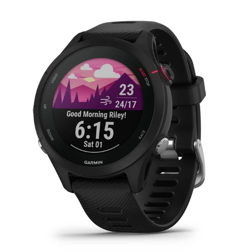 Garmin Forerunner 255 Music (33mm, Black with Black Band) - Pre Owned / 3 Month Warranty - Mac Shack