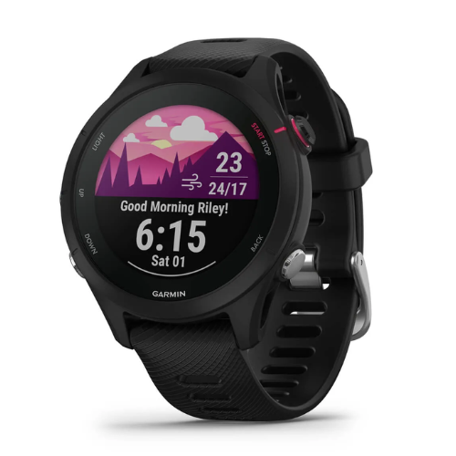 Garmin Forerunner 255 Music (33mm, Black with Black Band) - Pre Owned / 3 Month Warranty