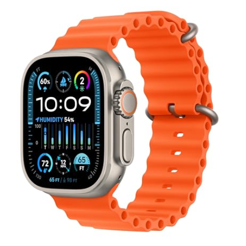 Apple Watch Ultra 2 (49mm, Titanium with Orange Ocean Band, GPS & Cellular) - Pre Owned / 3 Month Warranty - Mac Shack