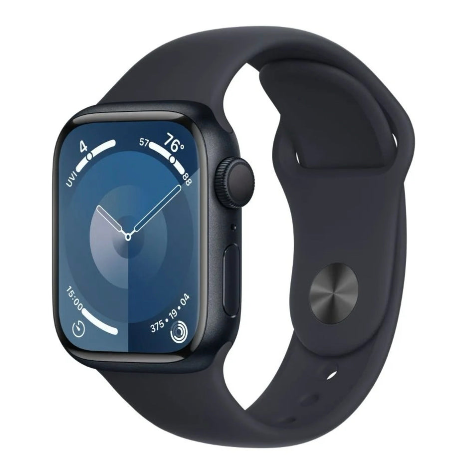Apple Watch Series 9 (45mm, Midnight Aluminium Case with Midnight Sports Band, GPS) - Pre Owned / Apple Limited Warranty - Mac Shack
