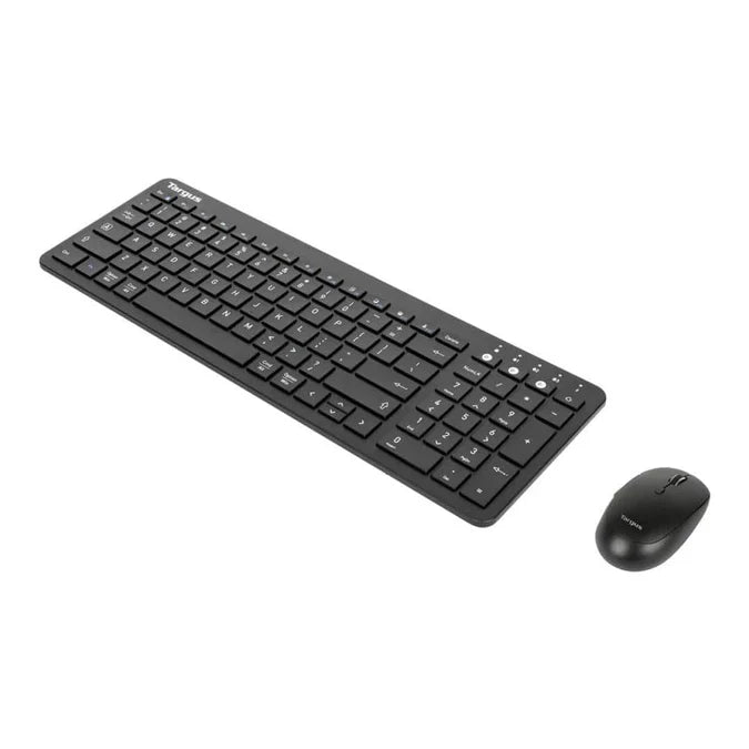 Targus Midsize Antimicrobial Wireless Keyboard and Mouse Combo - Black