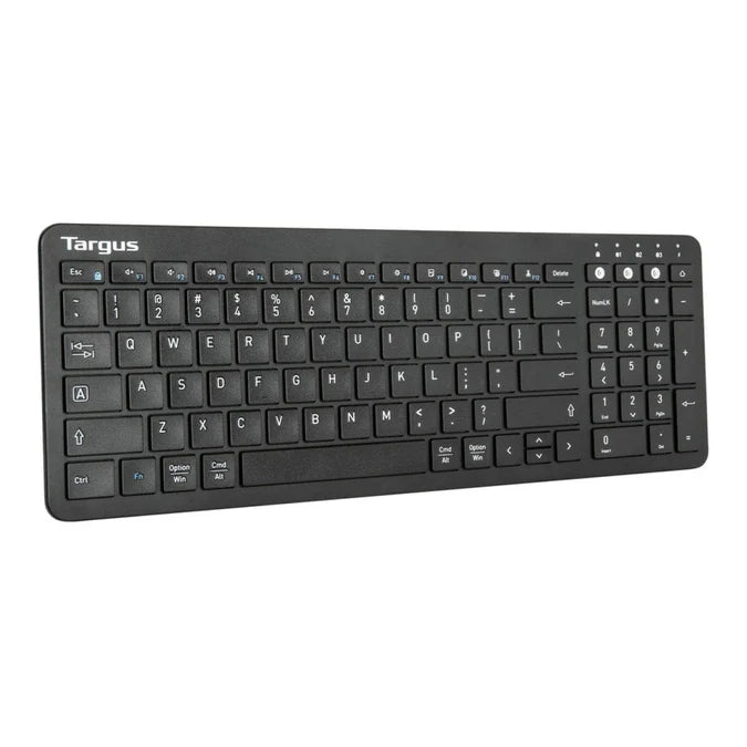 Targus Midsize Antimicrobial Wireless Keyboard and Mouse Combo - Black