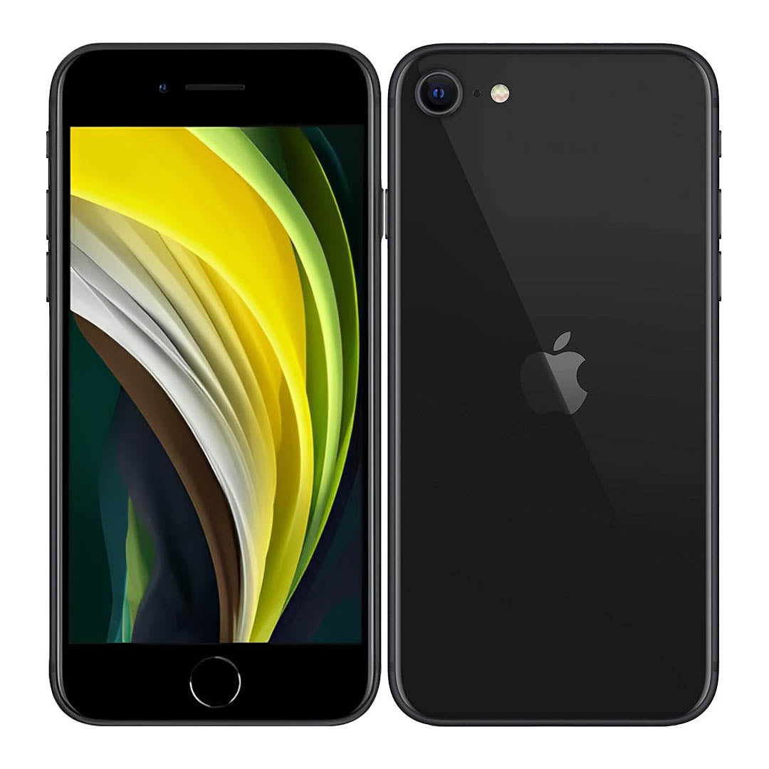Apple iPhone SE 2nd Gen (64GB, Black) - New / 1 Year Apple Warranty - Mac Shack