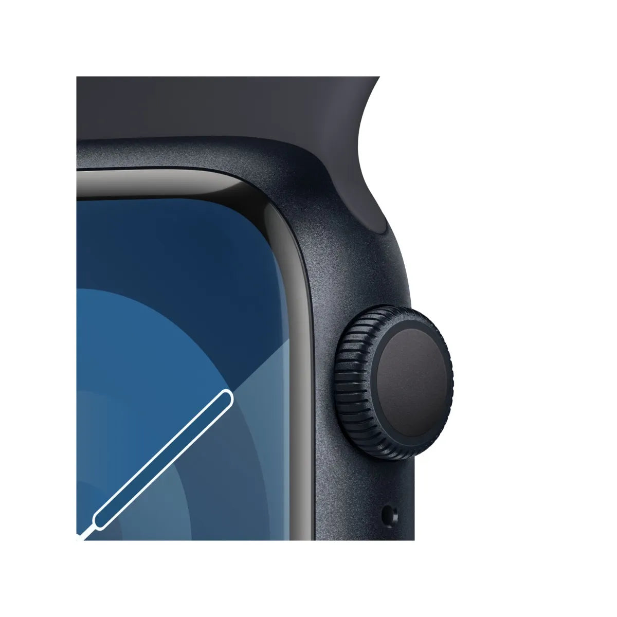 Apple Watch Series 9 (41mm, Midnight Aluminium with Midnight Sports Band, GPS) - New / 1 Year Apple Warranty - Mac Shack