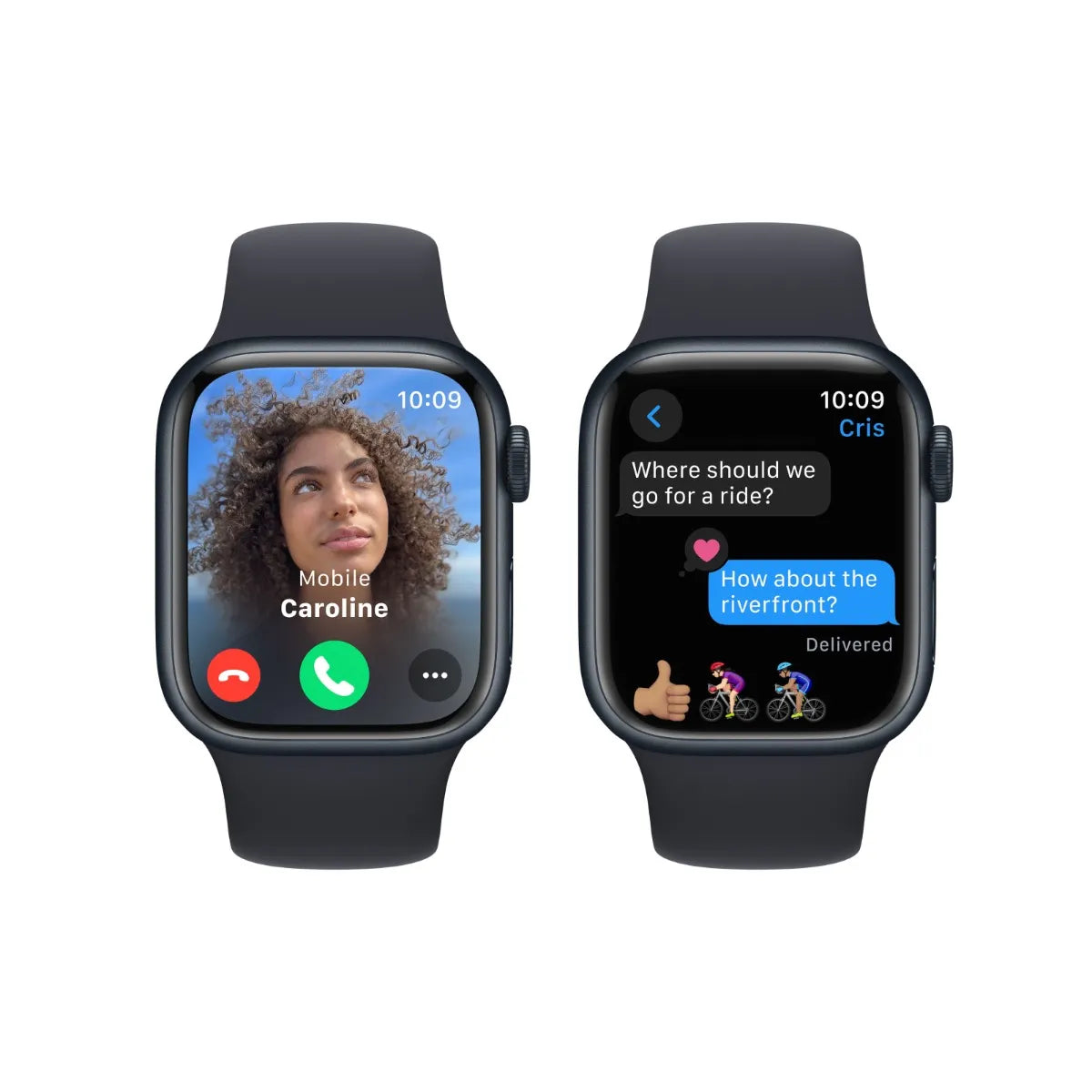 Apple Watch Series 9 41mm Midnight Aluminium with Midnight Sports Band GPS New Open Box 1 Year Apple Warranty Apple Watch product tags