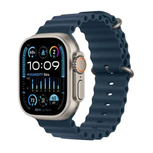 Apple Watch Ultra 2 (49mm, Titanium Case with Blue Ocean Band, GPS + Cell) - Demo / Apple Limited Warranty - Mac Shack