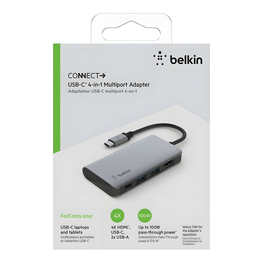 Belkin Connect USB-C 4-in-1 Multiport Adapter