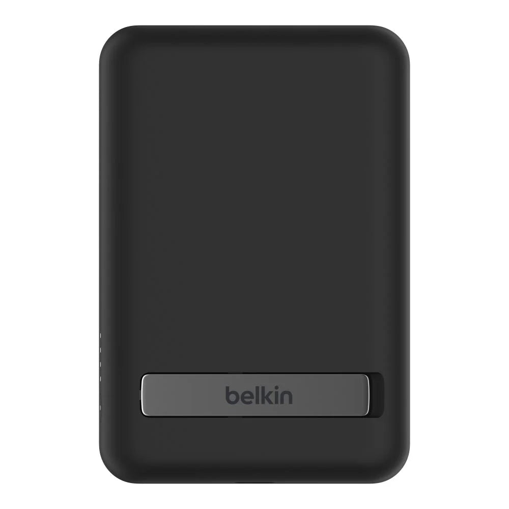 Belkin 5K Magnetic Wireless 5000mAh Power Bank + Kick Stand - Black