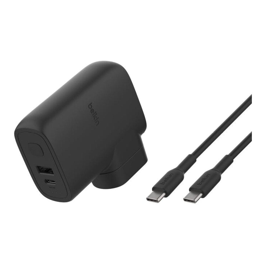 Belkin BoostCharge Hybrid 25W Wall Charger with 5000mAh Powerbank
