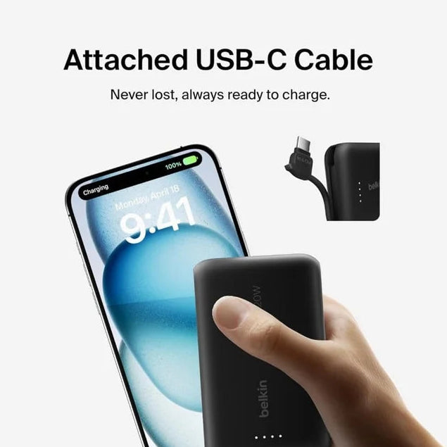Belkin BoostCharge 10000 mAh Power Bank - Black