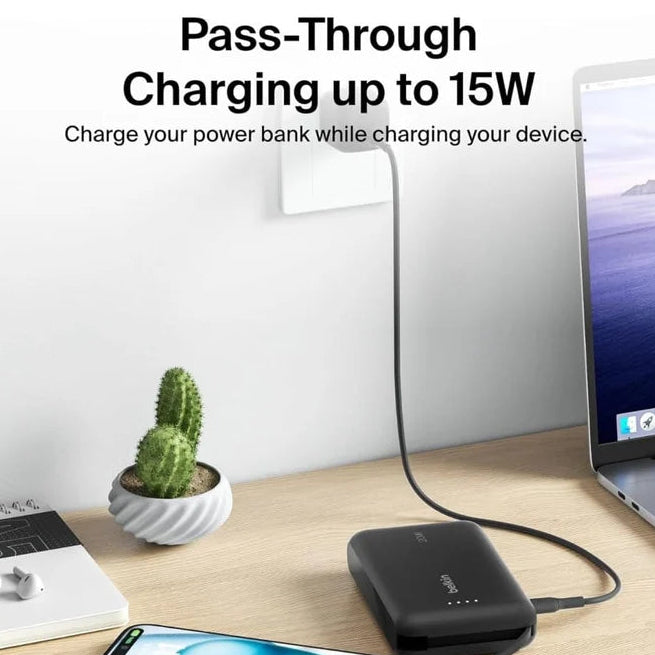 Belkin BoostCharge 10000 mAh Power Bank - Black