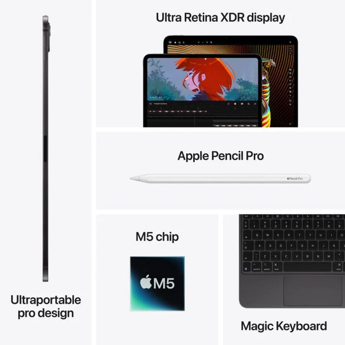iPad Pro 11-inch M5 256GB Cellular Space Black (2025)