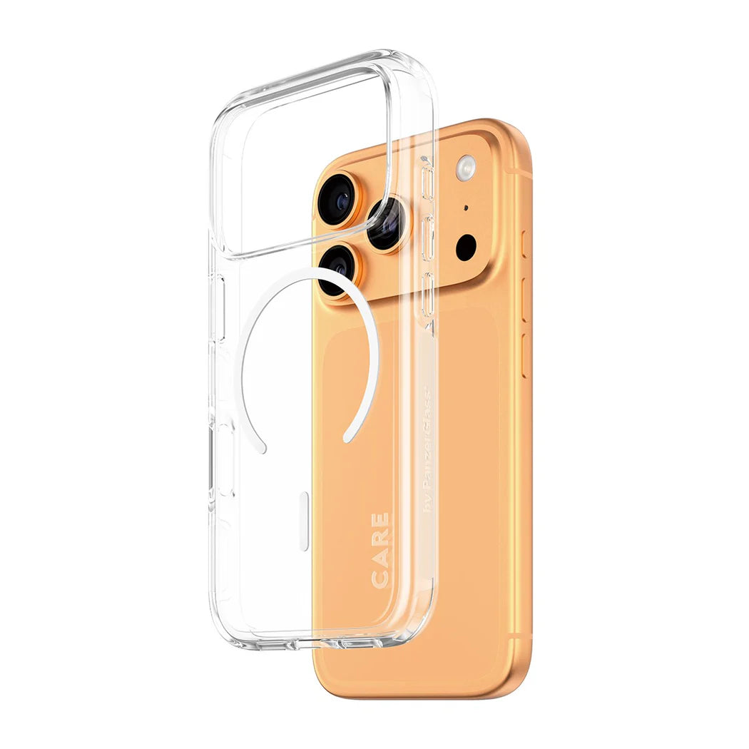 CARE by PanzerGlass Flagship Case Transparent Urban Explorer w. White MagSafe iPhone 17 Pro, view 5