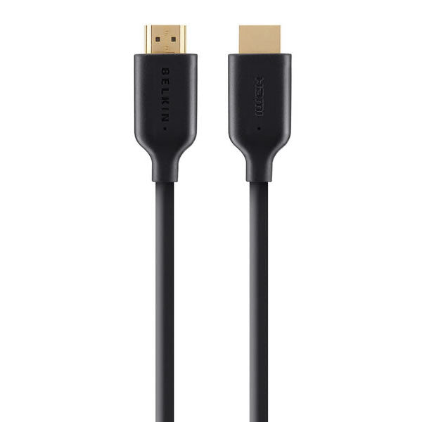 Belkin 1m Gold Plated High Speed HDMI Cable with Ethernet 4K - Black