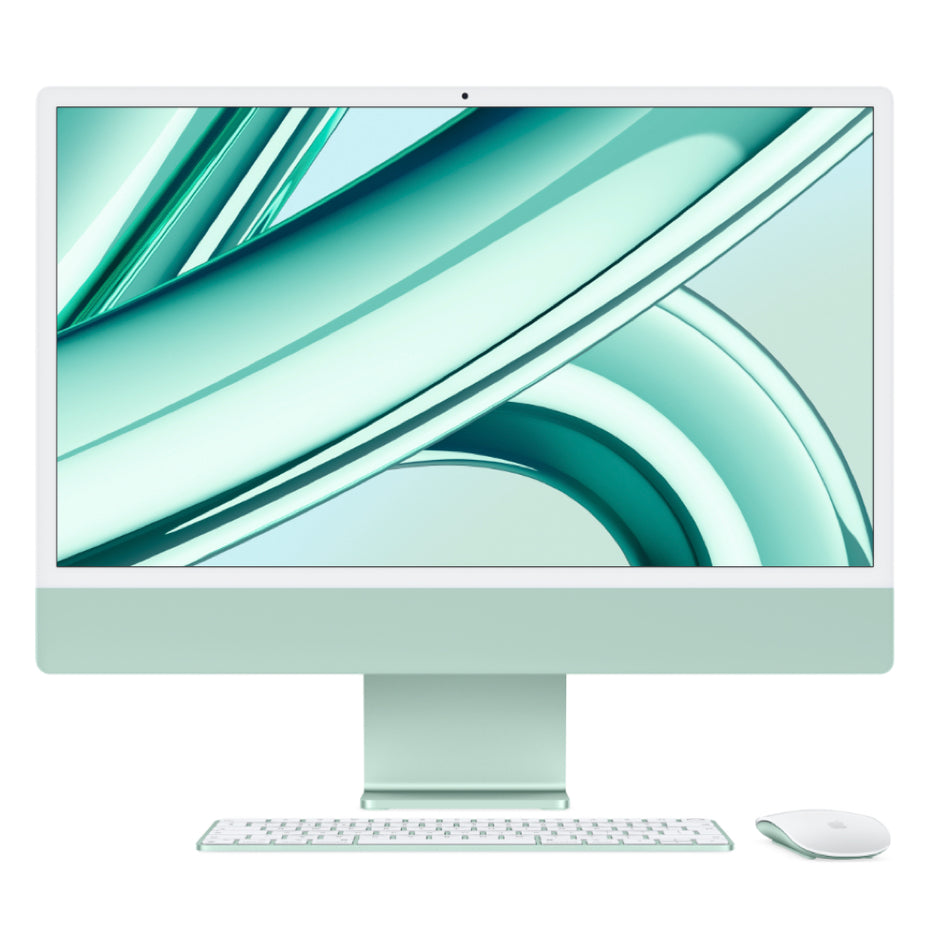 2023 Apple iMac 24-inch M3 8-Core CPU, 8-Core GPU (4.5K Retina, 8GB Unified RAM, 256GB SSD, Green) - New / 1 Year Apple Warranty