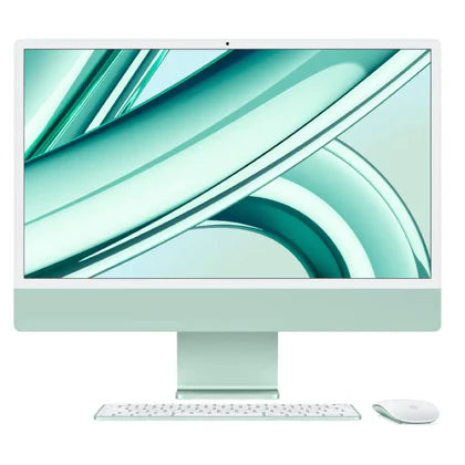 2023 Apple iMac 24-inch M3 8-Core CPU, 10-Core GPU (4.5K Retina, 8GB Unified RAM, 256GB, Green) - Pre Owned / Apple Limited Warranty