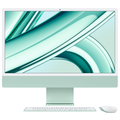 2021 Apple iMac 24-inch M1 8-Core CPU, 7-Core GPU (4.5K Retina, 8GB Unified RAM, 256GB, Green) - Pre Owned / 3 Month Warranty - Mac Shack