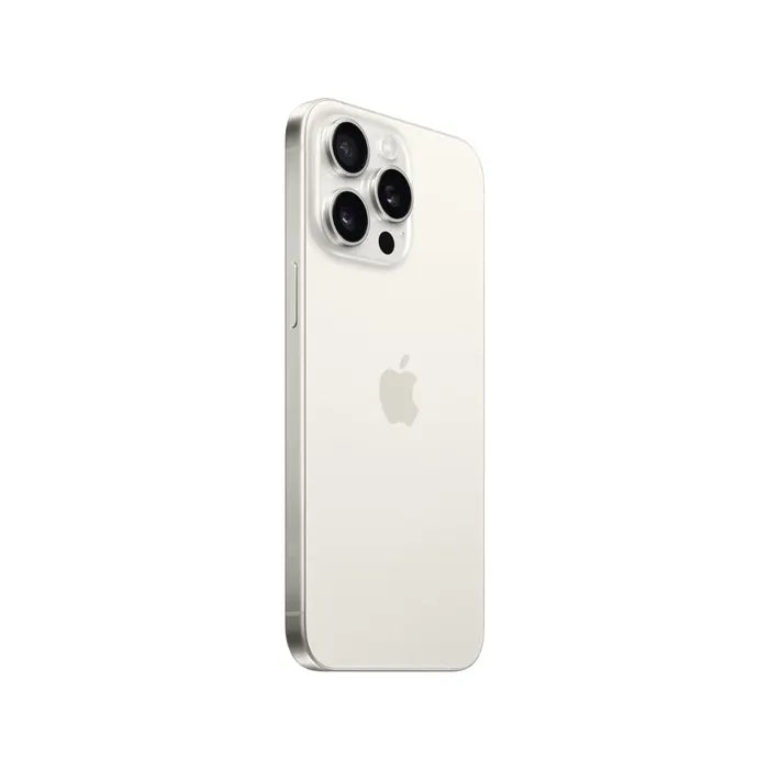 Apple iPhone 15 Pro Max (256GB, White Titanium) - New / 1 Year Apple Warranty - Mac Shack