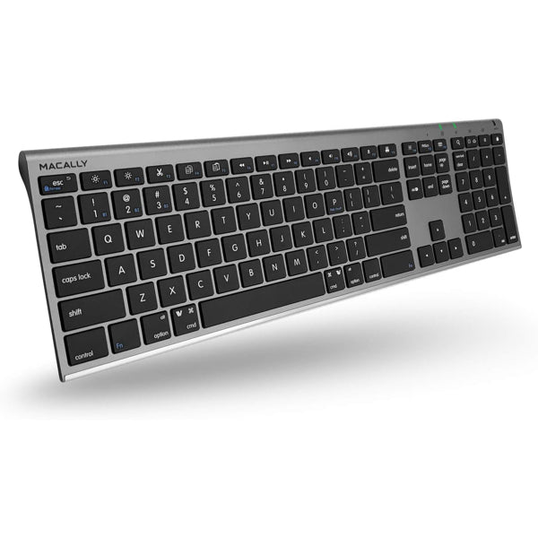 Macally Multi-Device Bluetooth Keyboard For Mac (Grey) - New - Mac Shack