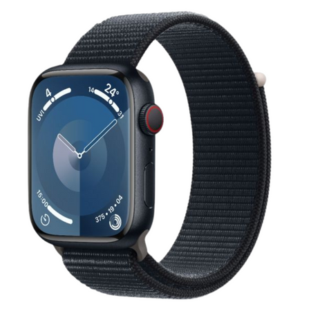 Apple Watch Series 9 (45mm, Midnight Aluminium with Midnight Sports Loop, GPS & Cellular) - Pre Owned / 3 Month Warranty - Mac Shack