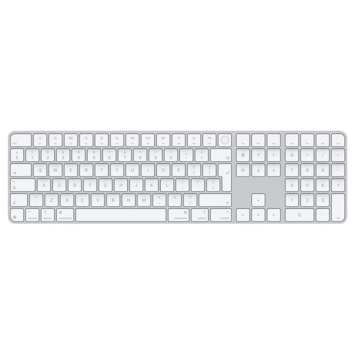 Apple Magic Keyboard with Numeric Keypad & Touch ID - International English (White) - New / 1 Year Apple Warranty