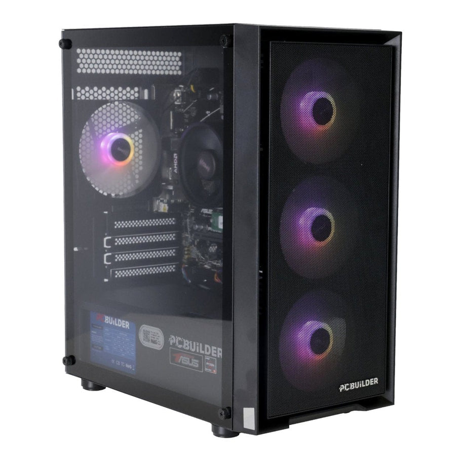 PCBuilder Warden Gaming Desktop AI PC AMD Ryzen 5 8600G 480GB SSD 32GB RAM - Mac Shack