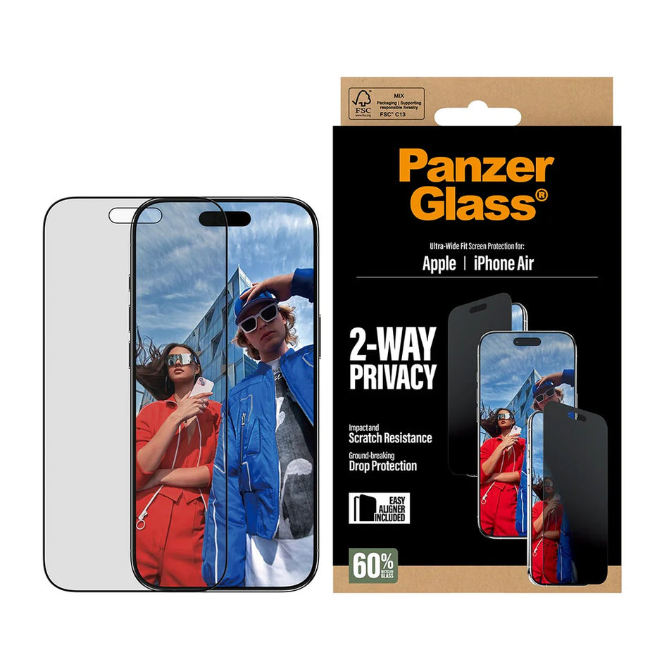 PanzerGlass® Privacy Screen Protector iPhone 17 Air