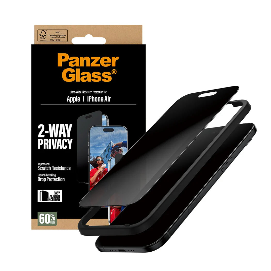 PanzerGlass Privacy Screen Protector iPhone 17 Air - Mac Shack